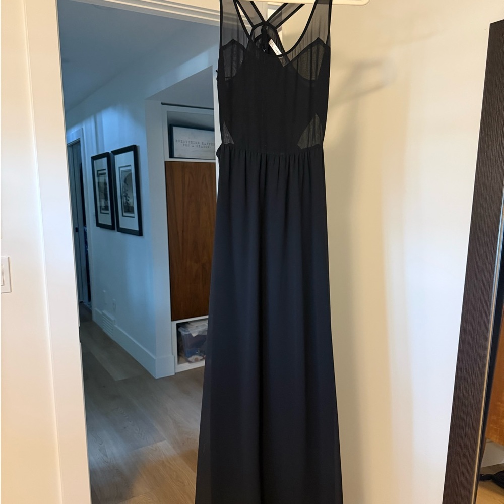 Zara Black Backless Dress